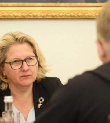 Міністр розвитку Німеччини прибула до Києва