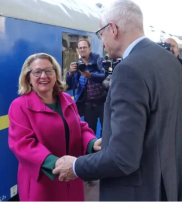 Обговорить відновлення України: до Києва прибула міністерка розвитку Німеччини Шульце