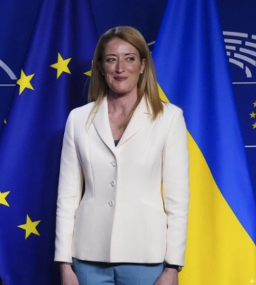 &quot;Знову у Країні Відважних&quot;: президент Європарламенту приїхала до Києва у День Європи