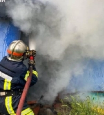 У Великому Буялику горіла господарча споруда