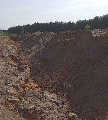 На Миколаївщині викопали незаконний кар’єр з гравієм і піском: йде розслідування