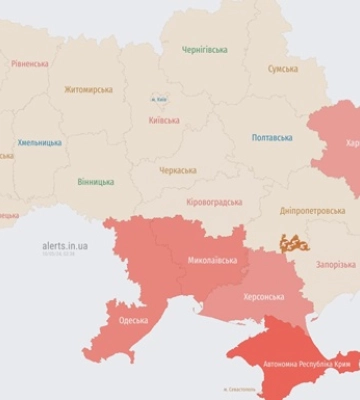 Півдню України загрожуть "шахеди" В Одеській та Миколаївській областях оголосили повітряну тривогу