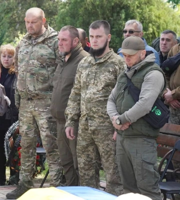 На Донеччині попрощалися із загиблим на фронті громадським діячем