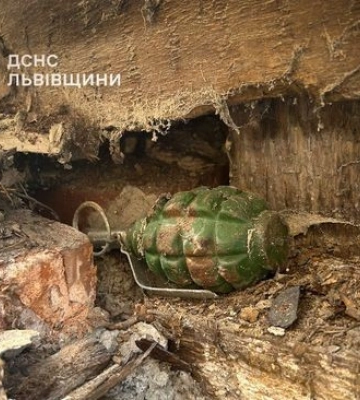 У Львові під час демонтажу даху знайшли боєприпас, фото