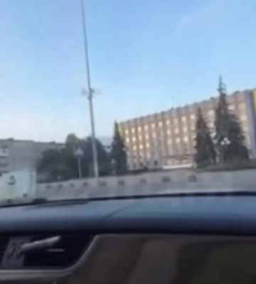 20-річний водій їздив центром Ковеля через розгорнуту виставку «Героям Слава». Відео