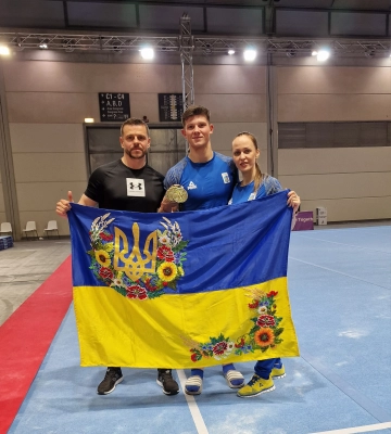Три &quot;золота&quot;: черкаський гімнаст виступив на чемпіонаті Європи