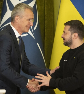 Генсек НАТО прибув до Києва з неоголошеним візитом: про що він вже поговорив із Зеленським