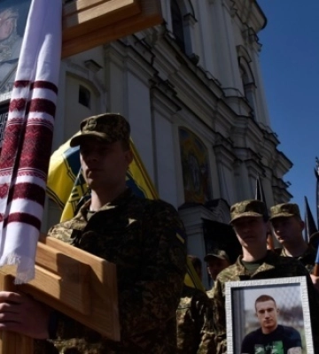 У Вінниці попрощалися з наймолодшим захисником «Азовсталі» Назарієм Гринцевичем