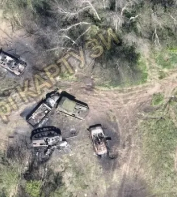Наступ військ РФ на Харківську область: бійці Нацгвардії знищили чотири БМП