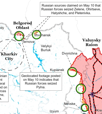 ISW проаналізував наступ РФ на Харківщині: завоювання та цілі