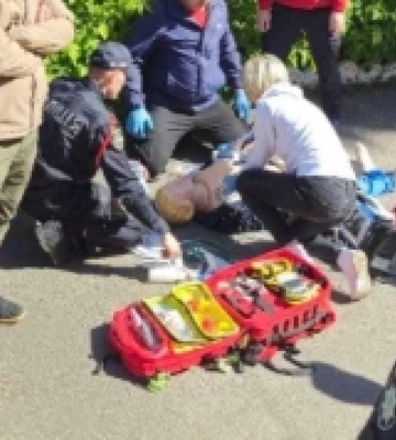 У Рівному медики і майбутні патрульні поліцейські провели навчання з домедичної допомоги