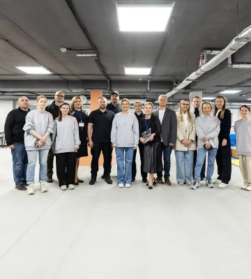 Олена Зеленська оглянула укриття Полтавщини