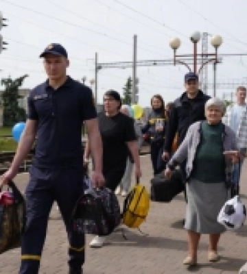 У Ковелі зустріли черговий евакуаційний поїзд з Донеччини