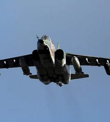 Украинские военные уничтожили вражеский Су-25 в Донецкой области