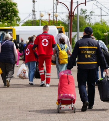 У Ковелі зустріли черговий евакуаційний поїзд з Донеччини