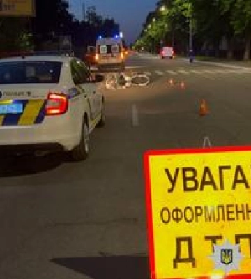 На Полтавщині в ДТП зіткнулися легковик і мотоцикл