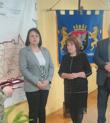 Матері і батькові мужнього прикордонника на Львівщині вручили орден сина