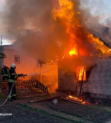 На Дніпропетровщині згоріла літня кухня
