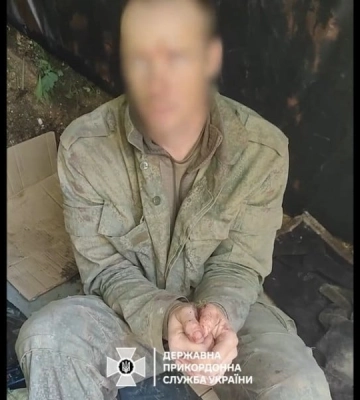 Прикордонники взяли в полон мобілізованого росіянами мешканця Луганщини