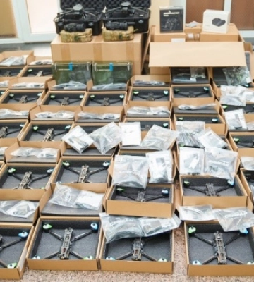 Вінницька громада передала прикордонникам понад 240 дронів і тепловізори