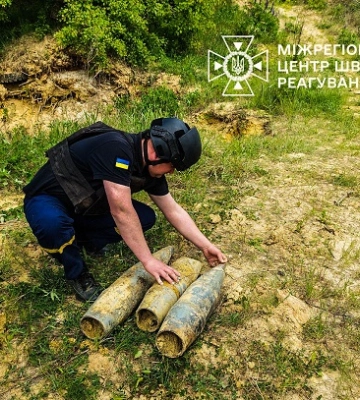 На Сумщині минулого тижня піротехніки ДСНС виявили та знешкодили 123 вибухонебезпечних предметів