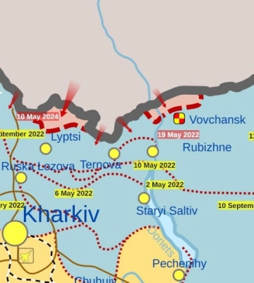 Сіра зона на Харківщині збільшилася, рашисти намагаються розтягнути оборону ЗСУ, - Синєгубов