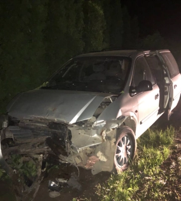 На Волині нетверезий водій намагавя втекти з місця ДТП