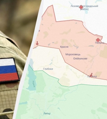 Росіяни підняли свій прапор-ганчірку у Глибокому на Харківщині, - DeepState