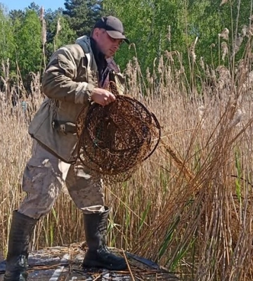 У нацпарку на Волині з водойм вилучили 9 браконьєрських сіток та 11 ятерів