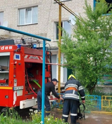 Під час ліквідації пожежі рятувальники виявили тіло загиблого чоловіка