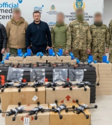 Херсонщина передала морпіхам майже дві сотні FPV-дронів