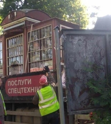 У Дублянах демонтували незаконний МАФ