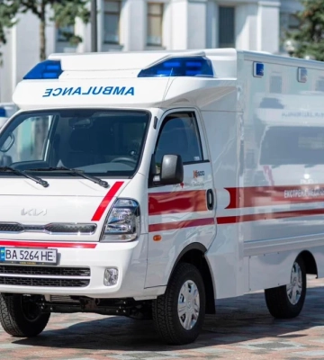 12 областей України, у тому числі й Херсонська, отримають автівки швидкої допомоги від Південної Кореї