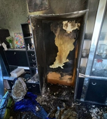 На Сумщині затримали зловмисника, який підпалив квартиру, щоб приховати сліди злочину
