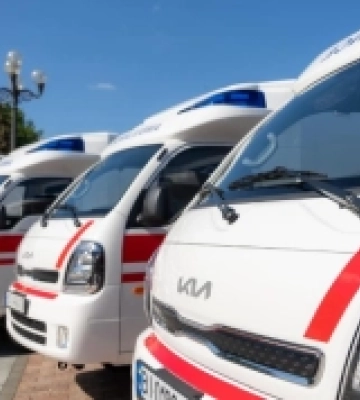 Закарпатська, Миколаївська, Одеська та Херсонська області отримають автівки швидкої допомоги від Кореї