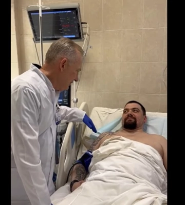 У Дніпрі лікують військового, який втратив ногу на Бахмутському напрямку