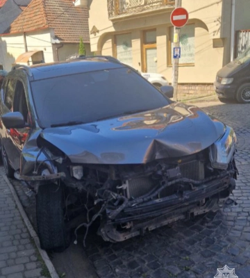 Поліцейські  притягнули до відповідальності водійку, яка скоїла ДТП поруч зі школою