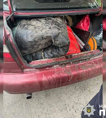 На Полтавщині водій перевозив понад 20 кілограмів риби без документів