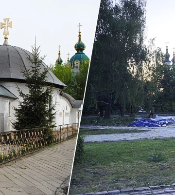 У Києві демонтували незаконну церкву-самобуд УПЦ МП