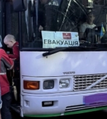До Одеси прибув евакуаційний автобус з Донеччини