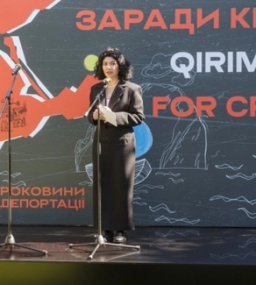 Ташева на відкритті виставки у Києві: Росія здійснює гібридну депортацію кримських татар