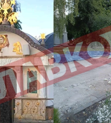 Демонтаж МАФа возле Десятинной церкви: справедливость восторжествовала
