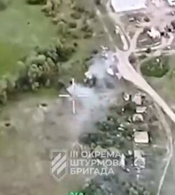Воины 3 ОШБр уничтожили российскую САУ 2С9 &quot;Нона-С&quot; на Харьковщине. ВИДЕО
