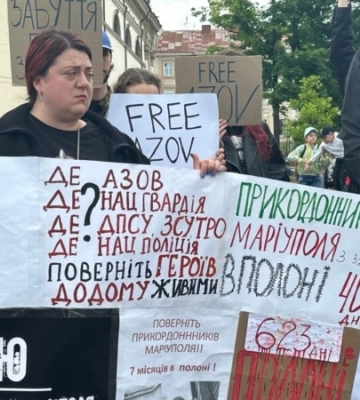У Запоріжжі і Львові на підтримку військових з «Азовсталі»