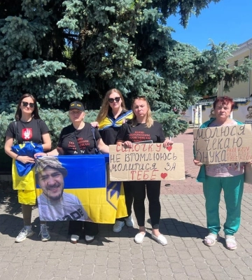 На Волині вкотре провели акцію-нагадування про полонених бійців полку «Азов»