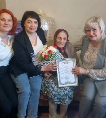 Жителька Ямполя відзначила 100-річний ювійлей