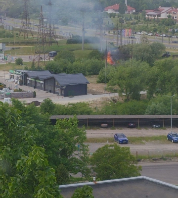 У Львові знову виникла пожежа на ринку &quot;Шувар&quot;, - ФОТО