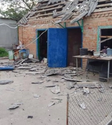 У Запорізькій області внаслідок російських обстрілів поранено чоловіка