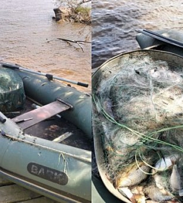 На Дніпропетровщині рибпатрульні виявили двох чоловіків, які незаконно виловили 600 рибин