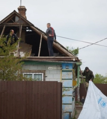 Мер Сміли розповів, як відновлюють будинки після ракетного удару в квітні